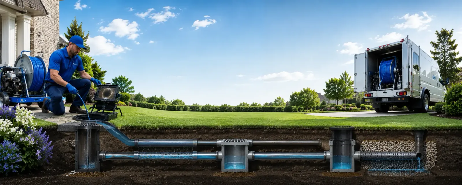 Outdoor drain cleaning information for Collinsville, OK